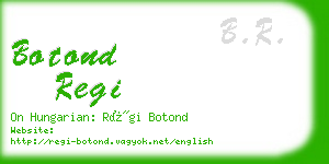 botond regi business card
